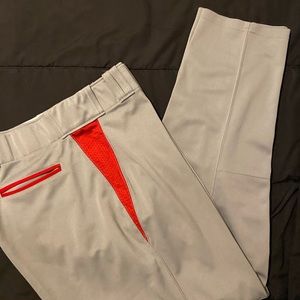 Mens Baseball Softball Gray Red Pants
Adult Pant